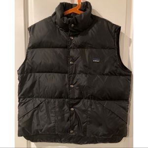 Vtg LLBean Boys Goose Down Puffer Vest Med 10/12